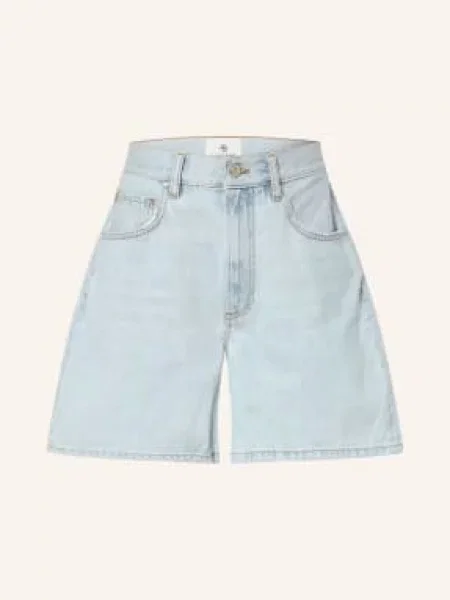 Anine Bing Szorty Jeansowe Delaney blau niebieskie