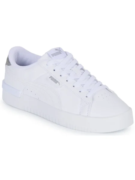 Viseltes hatású félcipő Puma fehér
