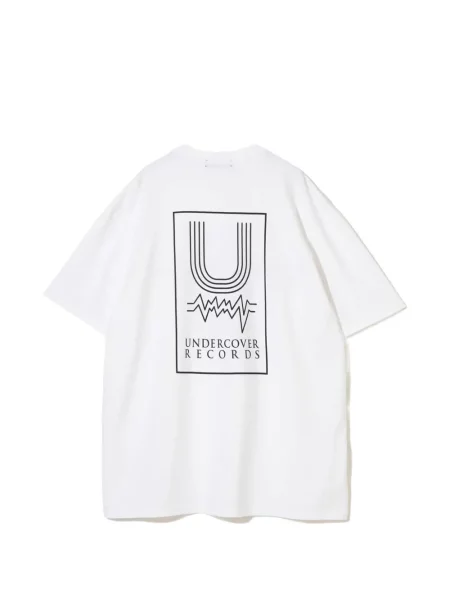 Tricou Undercover cu imagine alb