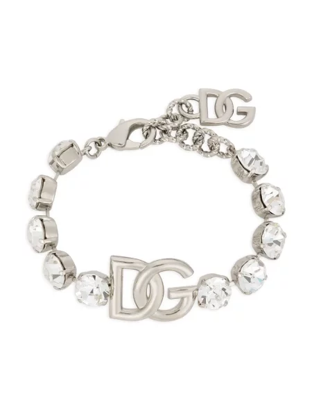 Brăţară Dolce & Gabbana de cristal argintiu