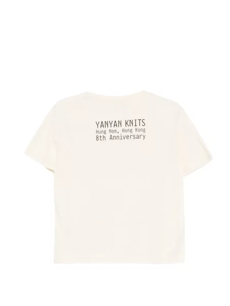 Tricou Yanyan Knits cu model floral cu aplicații