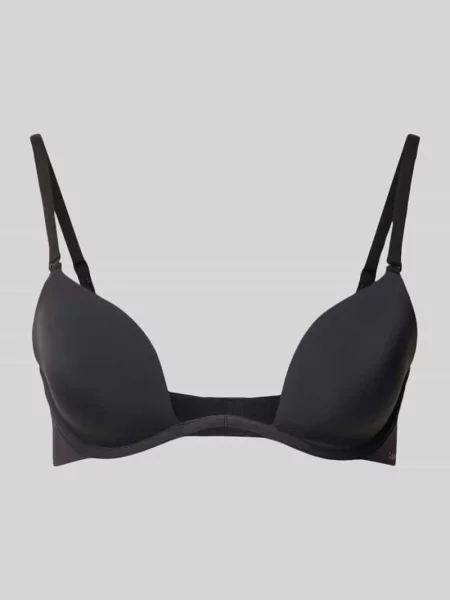 Biustonosz z regulowanymi ramiączkami model ‘MONOWIRE’ Calvin Klein Underwear czarny
