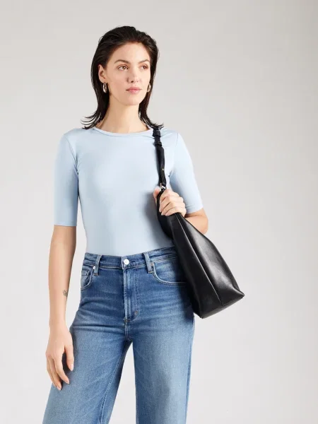 HUGO Tricou Darnelia deschis albastru