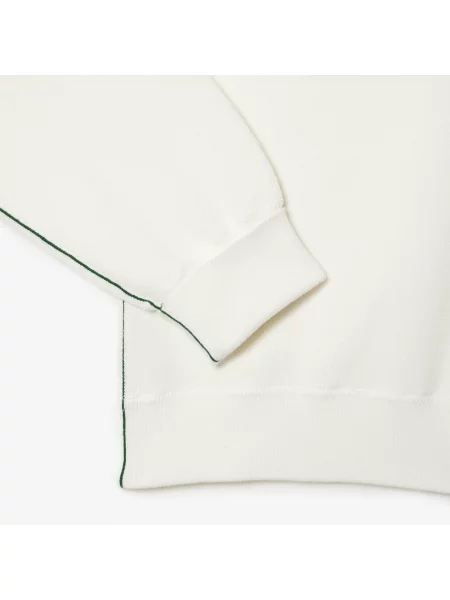 Lacoste Sweter Moss Stitch biały