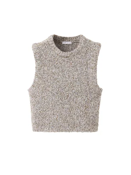MANGO KIDS Pulover LUCIE svijetloplava / čokolada bijela