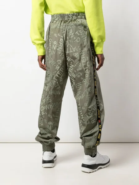Pantaloni Off-white alb