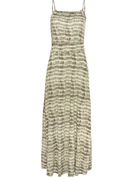 LASCANA Rochie de vară / maro / verde mentă bej