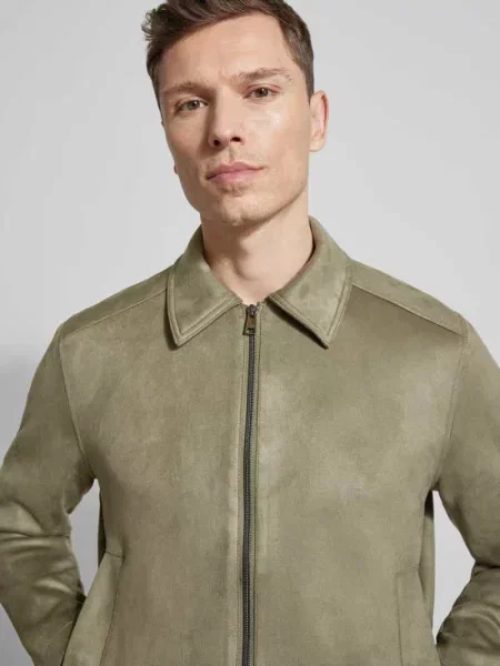 Kurtka w skórzanym wyglądzie krój regular fit Tom Tailor Denim