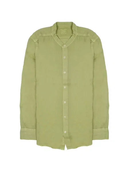 Gulerat lung cămașă 120% Lino verde