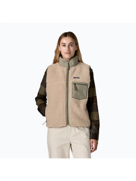 Vestă pentru femei Patagonia Classic Retro-X dark natural w/river rock green verde