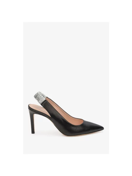 Кожаные туфли Evaluna черные