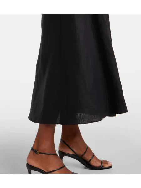 Rochie midi Faithfull de in până la genunchi de costum negru