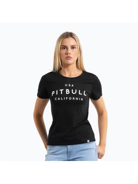 Pitbull Usa дамска тениска Cal black черно