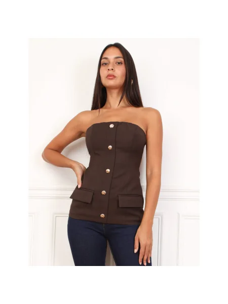 Tricou La Modeuse maro