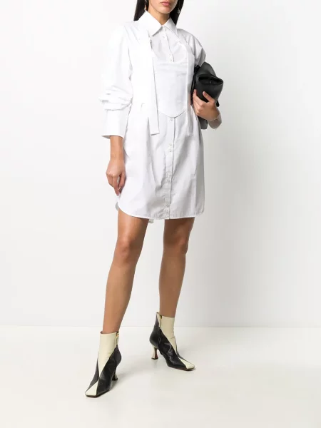 Rochie tip cămașă Ellery alb