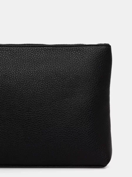 Armani Exchange saszetka z imitacji skóry czarna