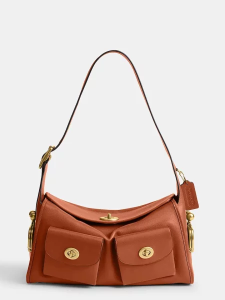 Geanta hobo Coach din piele