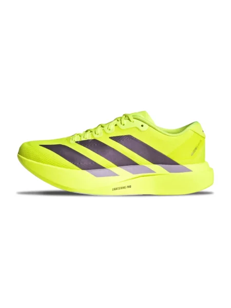 Sneakers adidas Adizero EVO SL Woven M Solar Yellow/ Aurora Plum/ Powder Plum EUR 40 zielone