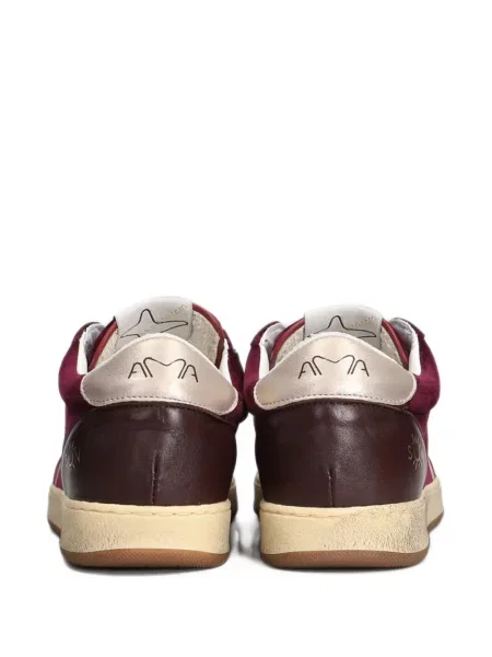Sneakerși Ama Brand de catifea roșu