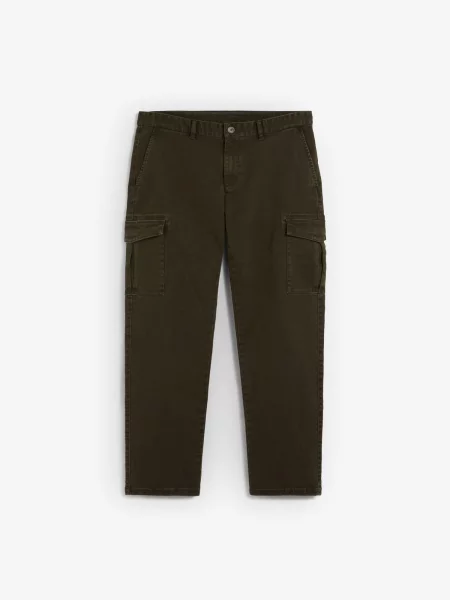 Scalpers Pantaloni cu kaki