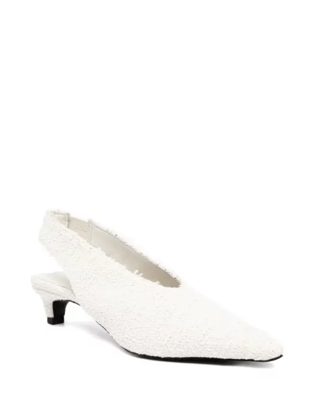 Papuci tip mules Senso alb