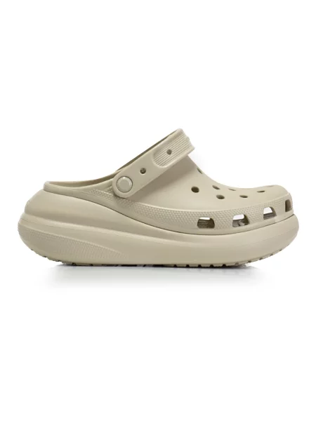 Chodaki Crocs beżowe