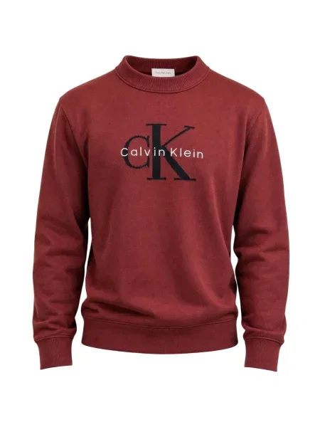 Pulover Calvin Klein Jeans maro