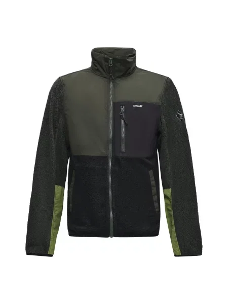Iriedaily Jachetă fleece Auf Deck metalic / oliv gri