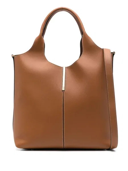 Geanta de piele Tod's din piele maro