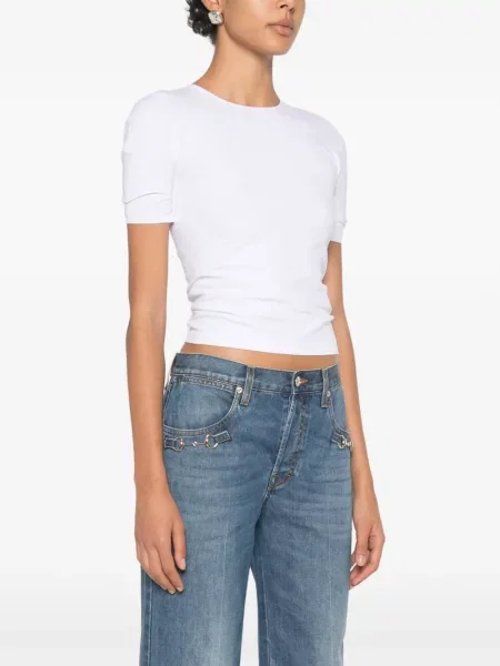 Scurt tricou Gucci alb
