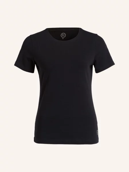 Boviva T-Shirt Z Obszyciem Ozdobnymi Kamykami schwarz żółta