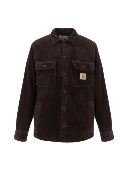 Koszula Carhartt Wip casual brązowa