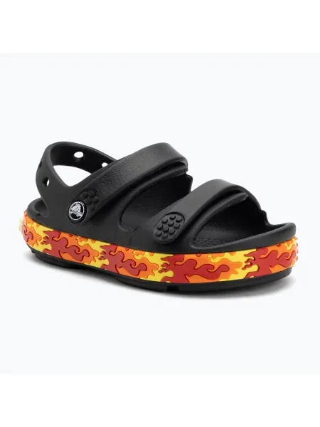 Crocs Crocband Cruiser Flames gyermek szandálok. Méret: EU fekete