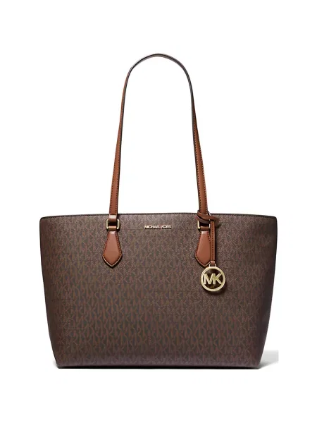 Geantă shopper Michael Kors maro