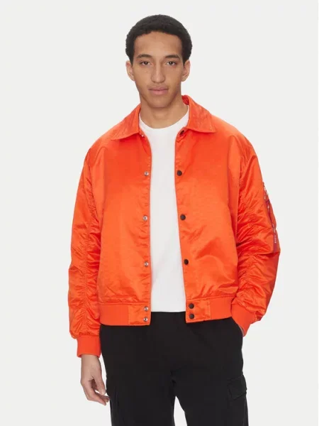 Alpha Industries Куртка бомбер Coach Logo Оранжевий