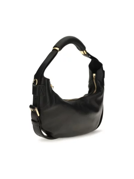 Torebka hobo Moschino czarna