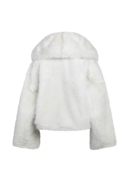 Geacă Bb Couture cu blană alb