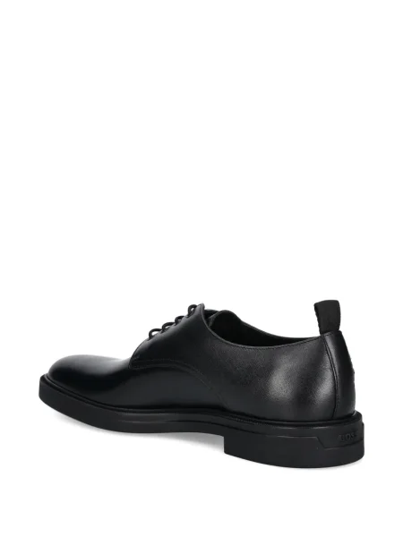 Pantofi Boss cu șireturi din piele negru