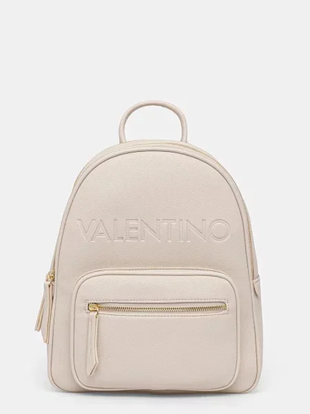 Ruksak Valentino Bags mali bez uzorka bež