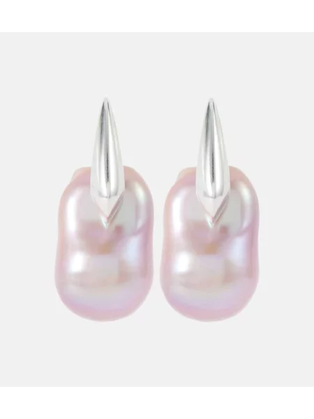 Uhani Bottega Veneta roza