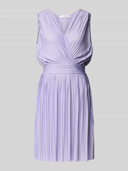 Sukienka koktajlowa o długości do kolan z plisami model ‘Linn’ Guido Maria Kretschmer Woman