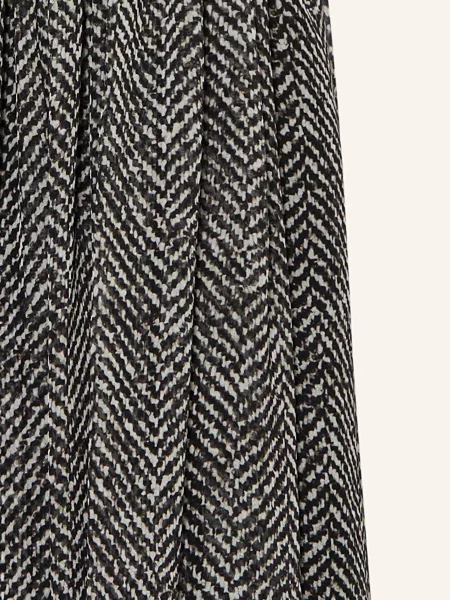Dolce & Gabbana Spódnica Z Jedwabiu schwarz biała