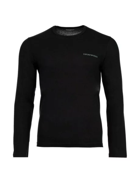 Emporio Armani Underwear Majica z dolgimi rokavi črna