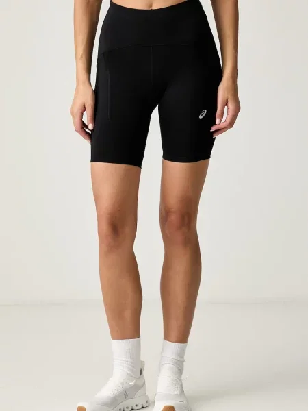 Asics pantaloni scurți sport pentru femei ROAD HIGH WAIST SPRINTER negru