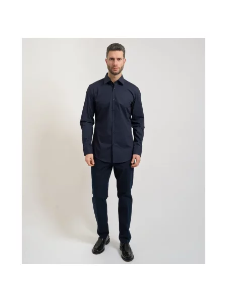 Boss Chinosy Kaiton Slim Fit blau niebieskie