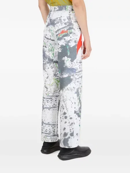Pantaloni Alive & More alb