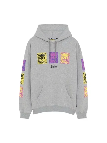 Bluza z kapturem Iuter z kapturem szara