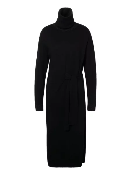 Liu Jo rochie cu amestec de lână negru