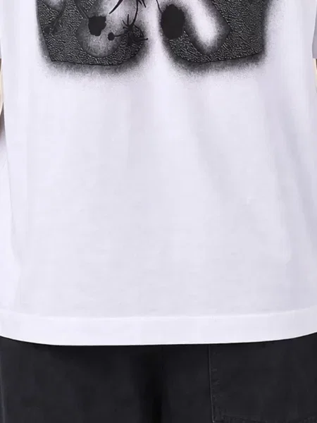 Tricou Off-white cu imagine alb