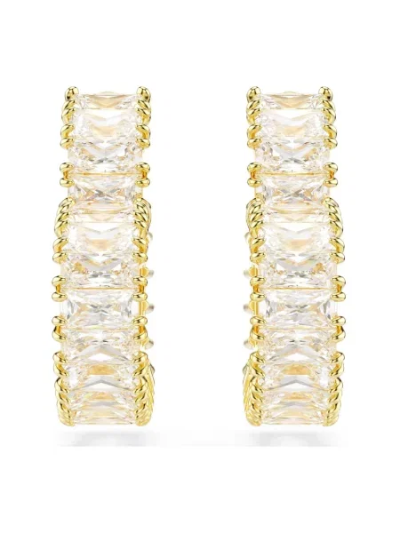 Swarovski kolczyki MATRIX żółte